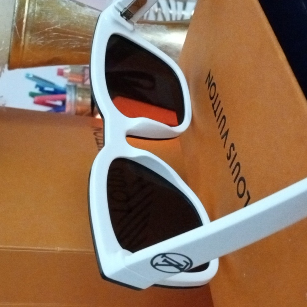 Louis Vuitton White Sunglasses